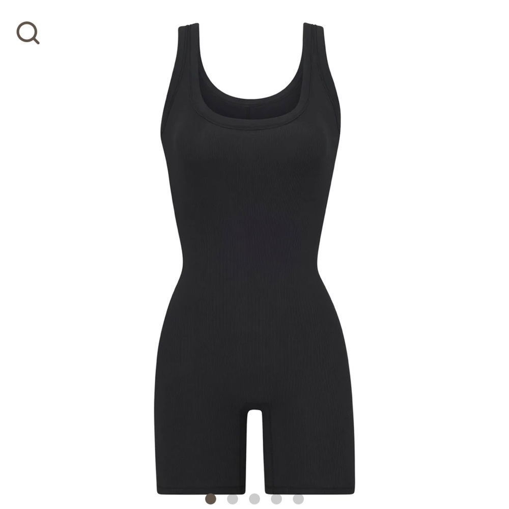 SKIMS Cotton Rib Onesie Bikesuit Bodysuit NWT Size M